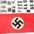 Original German WWII National Flag Signed by 104th Infantry Division with Photos and Patches Original Items
