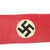 Original German WWII National Flag Signed by 104th Infantry Division with Photos and Patches Original Items