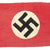 Original German WWII National Flag Signed by 104th Infantry Division with Photos and Patches Original Items