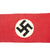 Original German WWII National Flag Signed by 104th Infantry Division with Photos and Patches Original Items