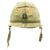Original U.S. WWII Vietnam War M1 Captain's Helmet with Liner dated 1967 and USMC Camo Cover Original Items