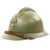 Original French WWII Model 1926 Adrian Infantry Helmet with RF Badge and Chinstrap Original Items