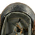 Original French WWII Model 1926 Adrian Infantry Helmet with RF Badge and Chinstrap Original Items