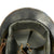 Original French WWII Model 1926 Adrian Infantry Helmet with RF Badge and Chinstrap Original Items