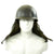 Original WWII U.S. M1 Schlueter Front Seam Helmet with Waterproof Neck Havelock Original Items
