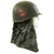 Original WWII U.S. M1 Schlueter Front Seam Helmet with Waterproof Neck Havelock Original Items