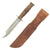 Original U.S. WWII USMC Early Mark 2 KA-BAR Fighting Knife by CAMILLUS with Named Leather Scabbard Original Items