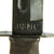 Original U.S. USMC Mark 2 Blade Marked KA-BAR Fighting Knife by Union Cutlery in Leather Sheath Original Items
