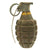 Original U.S. WWII MkII De-Militarized Pineapple Fragmentation Hand Grenade - Inert Original Items