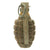 Original U.S. WWII MkII De-Militarized Pineapple Fragmentation Hand Grenade - Inert Original Items