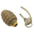 Original U.S. WWII MkII De-Militarized Pineapple Fragmentation Hand Grenade - Inert Original Items