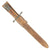 Original Canadian WWI Mk.I Ross Rifle Bayonet and Leather Scabbard with U.S. WWI Surcharges - dated 1910 Original Items
