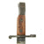 Original Canadian WWI Mk.I Ross Rifle Bayonet and Leather Scabbard with U.S. WWI Surcharges - dated 1910 Original Items