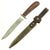 Original German WWII Bakelite Handle Trench Fighting Knife with Belt Scabbard Original Items