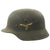 Original German WWII M40 Single Decal Luftwaffe Helmet with Textured Paint - SE64 Original Items