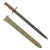 Original U.S. WWI M1905 Springfield 16" Rifle Bayonet marked S.A. with WWII M3 Scabbard - dated 1918 Original Items