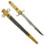 Original Toy Replica Japanese WWII Naval Dirk with Leather Scabbard Original Items