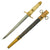 Original Toy Replica Japanese WWII Naval Dirk with Leather Scabbard Original Items
