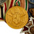 Original German WWI & WWII Era Medal Bar with 1914 EKII, KvKII with Swords & Hindenburg Cross - 8 Awards Original Items