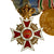 Original German WWI & WWII Era Medal Bar with 1914 EKII, KvKII with Swords & Hindenburg Cross - 8 Awards Original Items