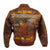 Original U.S. WWII 8th Air Force B-17 Starduster Painted A-2 Leather Flight Jacket of Waist Gunner S/Sgt. Edward L. Bristow of the 390th Bomb Group, 568th Bomb Squadron With Extras Original Items