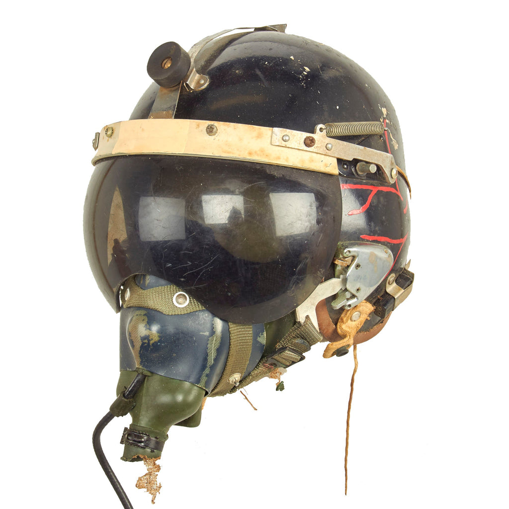 Original Cold War U.S. Air Force Gentex P-4A Flying Helmet with Oxygen Mask and Bag - Dated 1959 Original Items