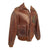 Original U.S. WWII Named 25th Liaison Squadron “Jungle Air Force” Patched A-2 Leather Flight Jacket Original Items