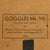 Original British WWII RAF Type C Leather Flying Helmet with Unissued Mk. VIII Goggles In Box - Named N. Prowling Original Items