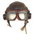 Original British WWII RAF Type C Leather Flying Helmet with Unissued Mk. VIII Goggles In Box - Named N. Prowling Original Items