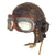 Original British WWII RAF Type C Leather Flying Helmet with Unissued Mk. VIII Goggles In Box - Named N. Prowling Original Items