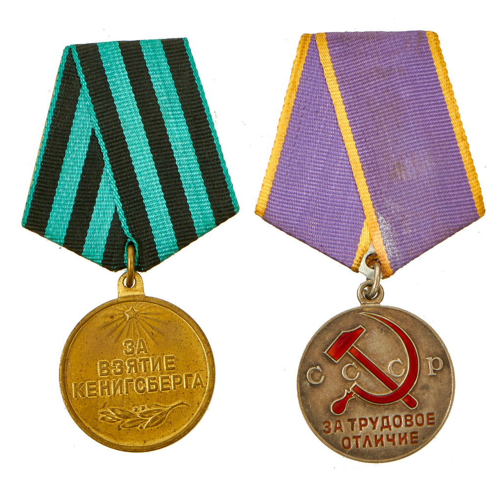 Original Soviet Union WWII to Cold War Era Medals and Decorations Lot ...