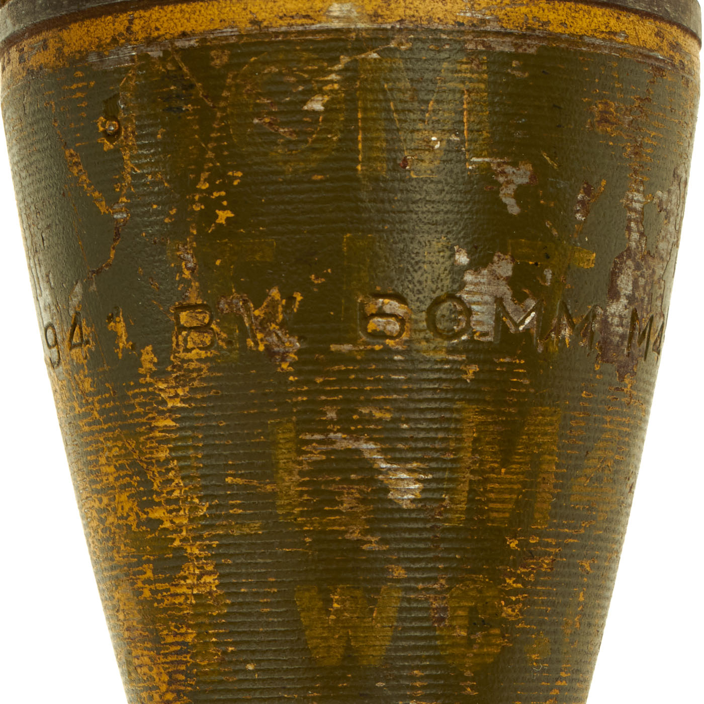 Original U.S. WWII 1941 Dated M49A2 60mm Deactivated Mortar Round with ...