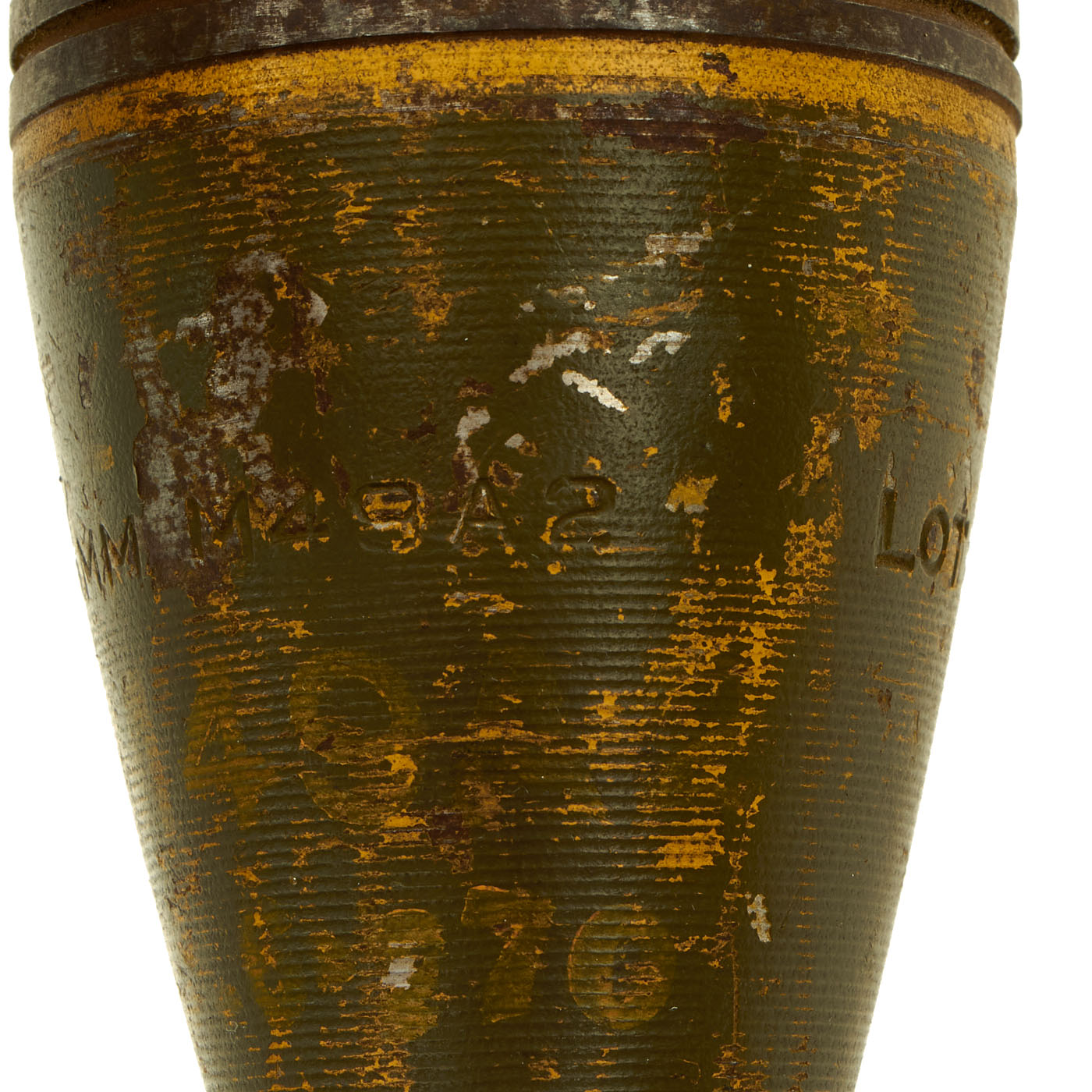Original U.S. WWII 1941 Dated M49A2 60mm Deactivated Mortar Round with ...