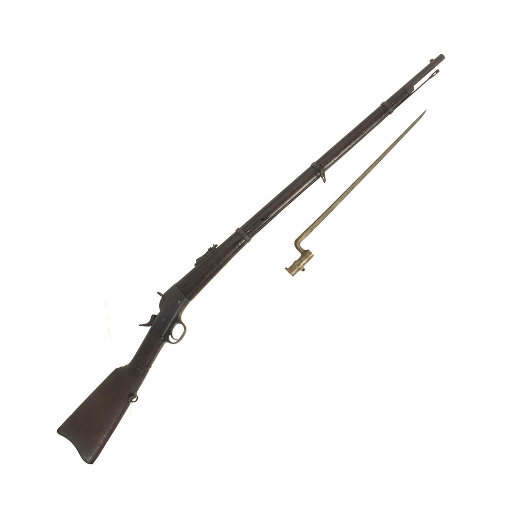 Original U.S. Remington Rolling Block Military Rifle in .43 Spanish with Bayonet - Barn Find Condition Original Items