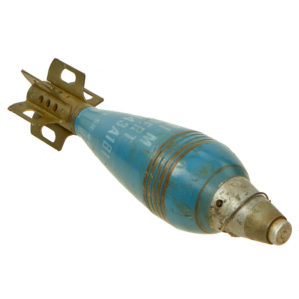 Original U.S. Korean War Era Inert 81mm M43A1B1 HE Mortar Round Used A ...