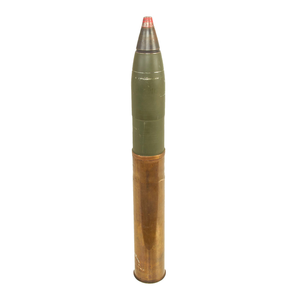 Original U.S. WWII 75mm Field Gun M1897 Shell Casing with Custom Machi ...