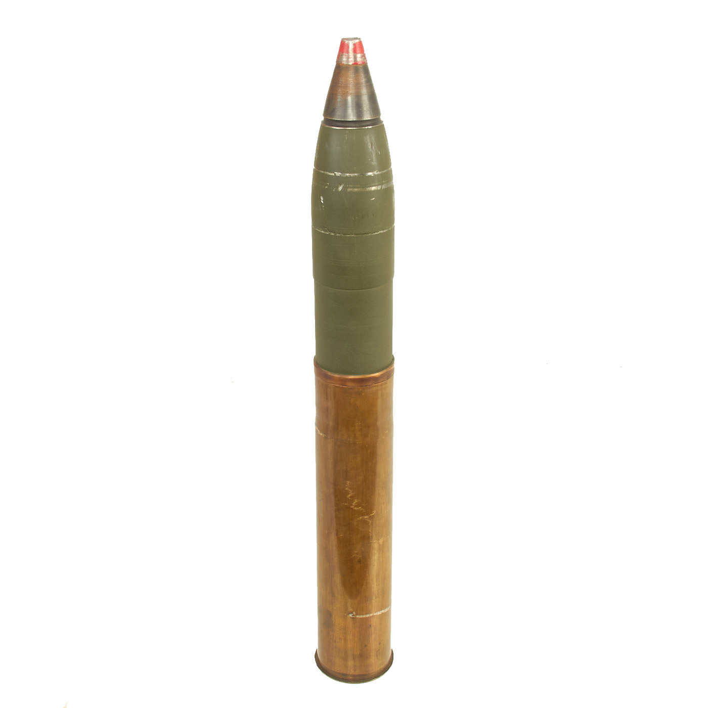 Original U.S. WWII 75mm Field Gun M1897 Shell Casing with Custom Machi ...