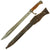 Original German WWI M1898/05 n/A Butcher Bayonet by H. Mundlos & Co With Scabbard Original Items