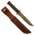 Original U.S. WWII USN PAL RH 37 Fighting Knife with Matched Leather Sheath Original Items