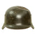Original German WWII Army Heer M40 Single Decal Battle Damaged Steel Helmet Shell - Stamped ET64 Original Items