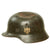 Original German WWII Army Heer M40 Single Decal Battle Damaged Steel Helmet Shell - Stamped ET64 Original Items
