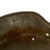 Original German WWII Army Heer M40 Single Decal Battle Damaged Steel Helmet Shell - Stamped ET64 Original Items