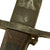 Original U.S. WWII M1 Garand M1905E1 10" Cut Down Bayonet by Rare Maker Wilde Tool with Original Grips & Scabbard Original Items