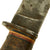 Original U.S. WWII USN Mark 1 RH PAL 35 Fighting Knife with Named U.S.N. Leather Scabbard Original Items