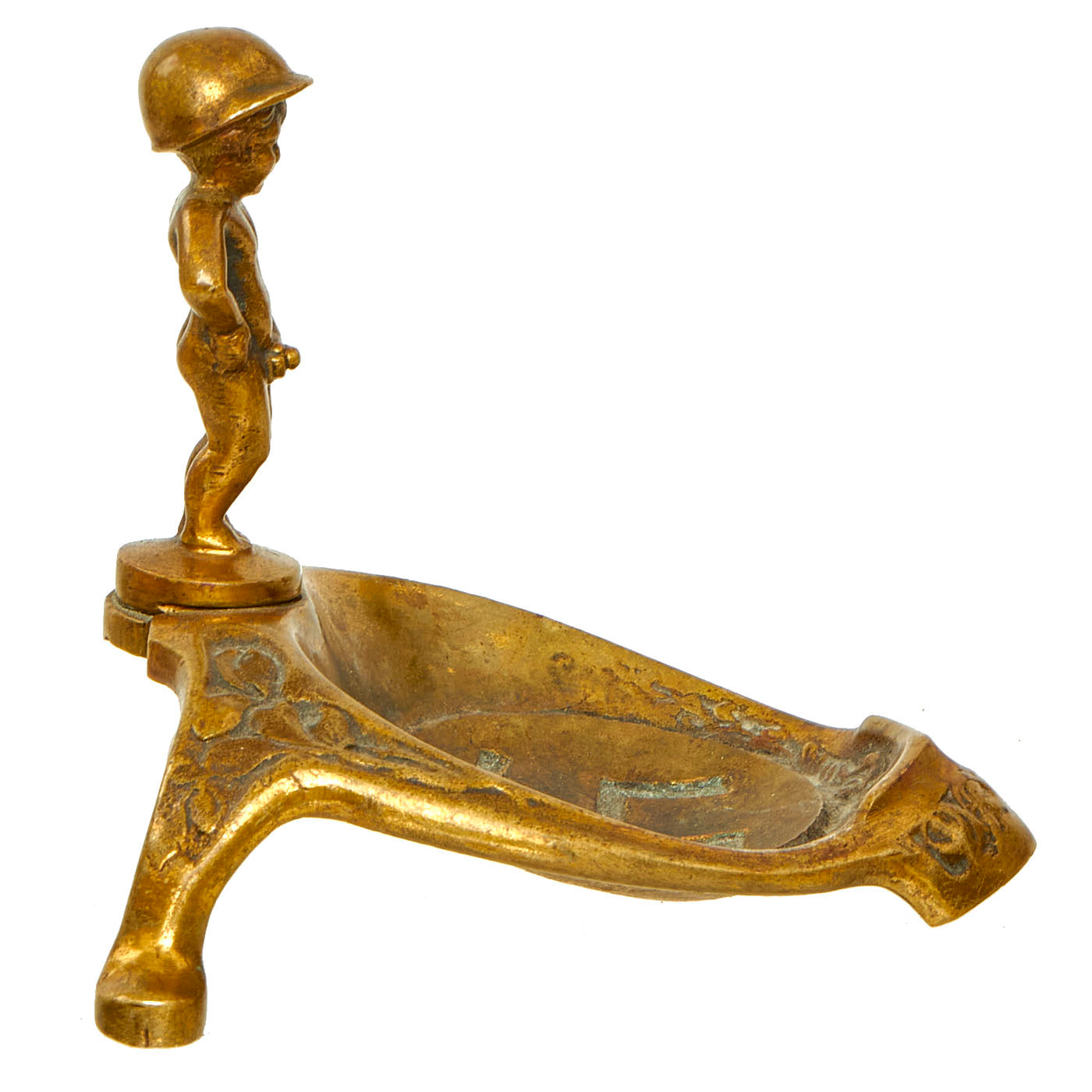 Manneken Pis Ashtray 1400x1400 Original U.S. WWII Belgian Bringback Brass Anti-NSDAP Ashtray Featurin –  International Military Antiques