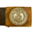 Original German WWII SA EM/NCO Belt with Two Piece Brass & Nickel Buckle - Sturmabteilung Original Items