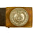 Original German WWII SA EM/NCO Belt with Two Piece Brass & Nickel Buckle - Sturmabteilung Original Items