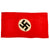 Original German WWII USGI Bring Back Lot with Small Signed Flag, Armband, Mother's Cross & More - 5 Items Original Items