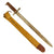 Original U.S. WWI M1905 Springfield 16" Parade Bayonet marked RIA with M1910 Scabbard - dated 1909 Original Items
