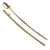 Original WWII Imperial Japanese Army Type 19 Kyu-Gunto Nickel Plated Parade Sword with Scabbard Original Items